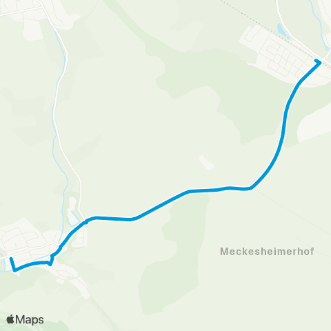 SWEG Mauer Bahnhof - Schatthausen map