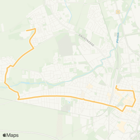 Verkehrsverbund Rhein-Neckar Worms Hbf / ZOB - Marktplatz - Pfiffligheim - Leiselheim - Klinikum Worms map