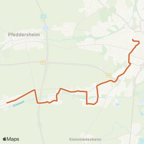 Verkehrsverbund Rhein-Neckar Worms Hbf / ZOB - Horchheim - Wiesoppenheim - Heppenheim map
