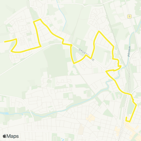 Verkehrsverbund Rhein-Neckar Worms Hbf / ZOB - Neuhausen - Herrnsheim - Klinikum Worms map