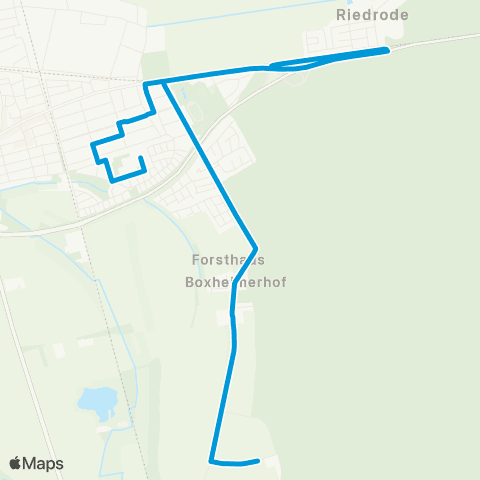 Verkehrsverbund Rhein-Neckar Bürstadt - Riedrode - Gärtnersiedlung map