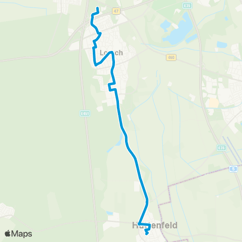 Verkehrsverbund Rhein-Neckar Hüttenfeld - Lorsch map