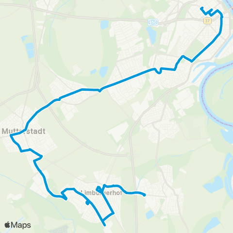 Verkehrsverbund Rhein-Neckar Ludwigshafen - Mutterstadt - Limburgerhof map