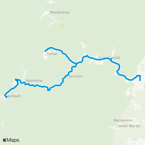 Verkehrsverbund Rhein-Neckar Neustadt - Lambrecht - Esthal / Elmstein - Iggelbach map