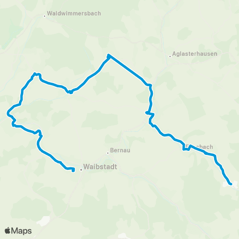 Verkehrsverbund Rhein-Neckar Waibstadt - Reichartshausen - Helmstadt - Hüffenhardt - Bad Rappenau map