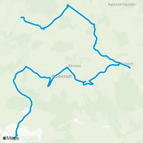 Verkehrsverbund Rhein-Neckar Reichartshausen - Helmstadt - Neckarbischofsh. - Waibstadt - Sinsheim map