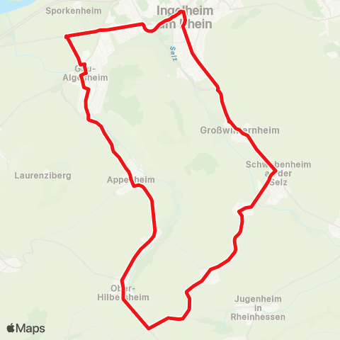 DB Regio Feudenheim - Ilvesheim Uferstraße - Seckenheim Rathaus map