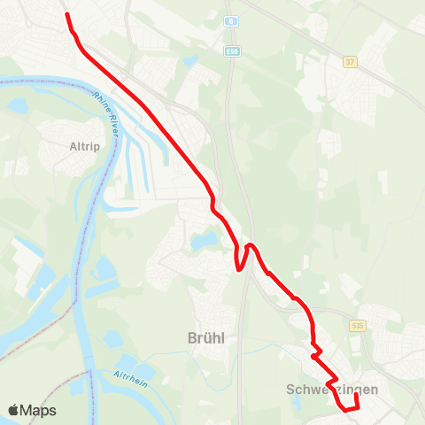 DB Regio Schwetzingen - Hirschacker - Rheinau - Neckarau map