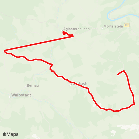 DB Regio Daudenzell - Neckarbischofsheim - Neckarkatzenbach - Daudenzell Aglasterhausen map