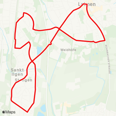 DB Regio Leimen - St. Ilgen Bf - Fasanerie - Leimen map