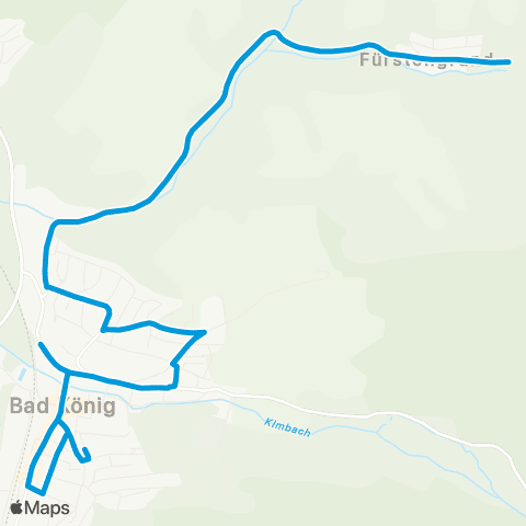 VRN Fürstengrund - Bad König map