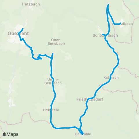 VRN (Hesselbach) - Gaimühle - Sensbachtal - Hetzbach - Beeerfelden map