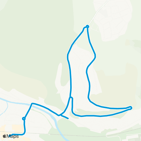SWEG Stadtbus Bad Mergentheim Löffelstelzen map