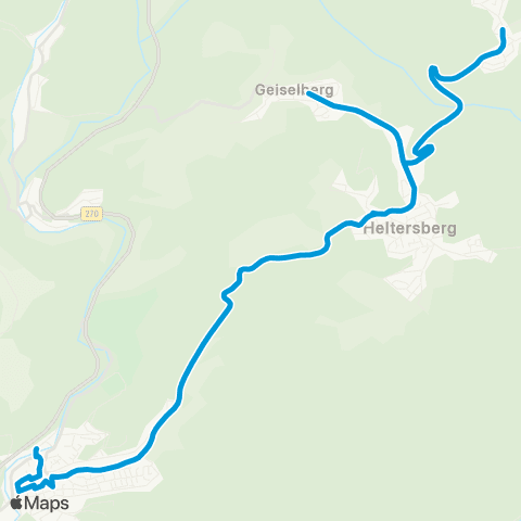 Verkehrsverbund Rhein-Neckar Waldfischbach - Heltersberg - Geiselberg / Schmalenberg map