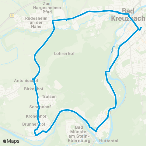 Verkehrsverbund Rhein-Neckar Hauenstein - Hinterweidenthal - Dahn - St. Germanshof - Bad Bergzabern - Wissembourg map