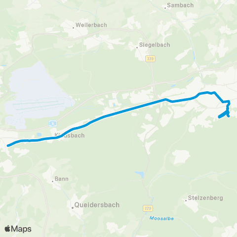 VRN Kindsbach - Landstuhl map