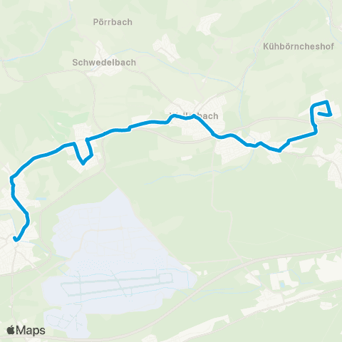 VRN Kaiserslautern IG Nord - Ramstein map