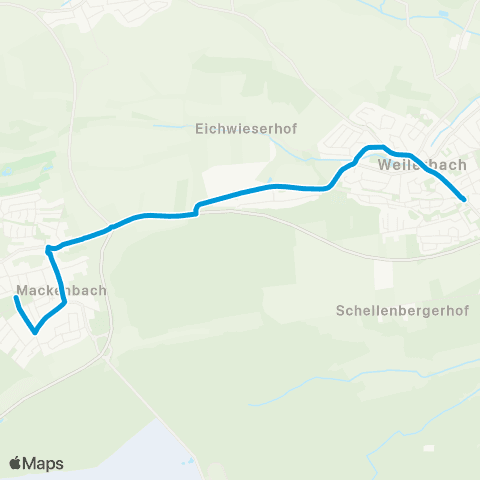 VRN Weilerbach - Mackenbach map