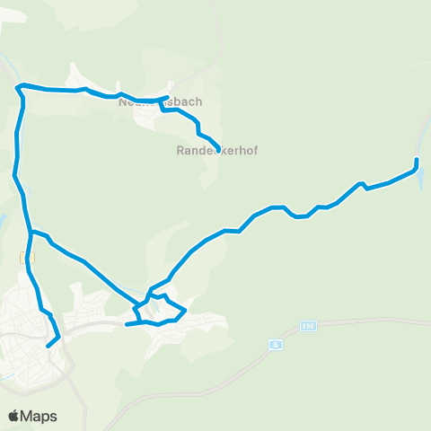 VRN Enkenbach - Alsenborn - Neuhemsbach - Eiswoog map