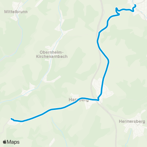 VRN Queidersbach - Weselberg - Saalstadt map