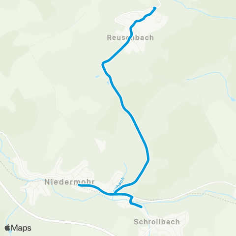 VRN Niedermohr - Schrollbach - Reuschbach map