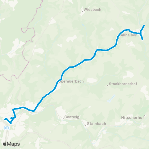 VRN Wallhalben - Schmitshausen - Winterbach - Niederhausen - Zweibrücken map