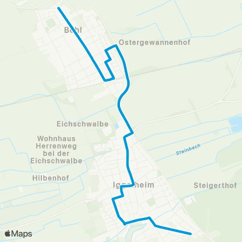 VRN Böhl-Iggelheim Iggelheim - Böhl Bf - Böhl map