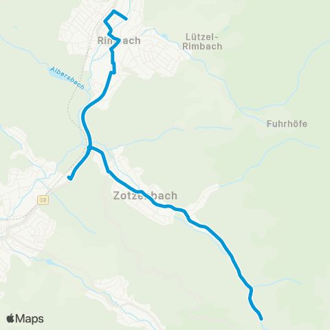 VRN Rimbach - Zotzenb. - Münschb. - Hasenbühl - Unter-Mengelb. map