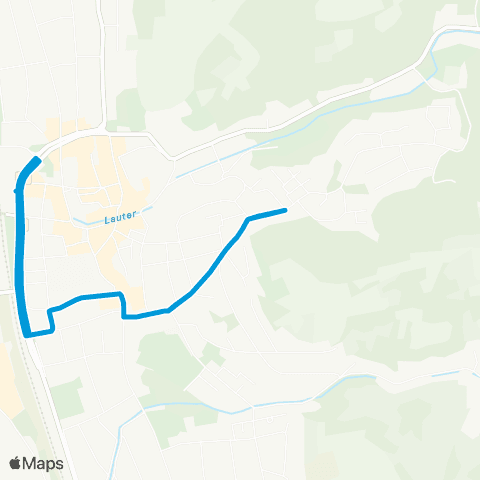 VRN Bensheim Bensheim Bahnhof - Waldfriedhof und zurück map