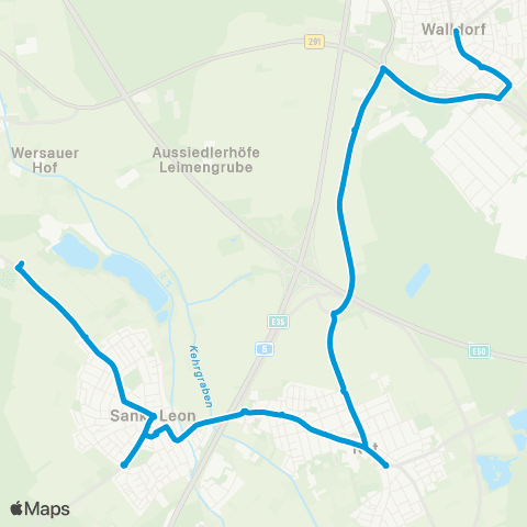 VRN St.Leon-Rot St.Leon - Rot - Walldorf map