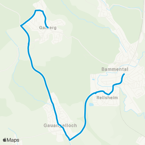 VRN Reilsheim - Gauangelloch - Gaiberg map