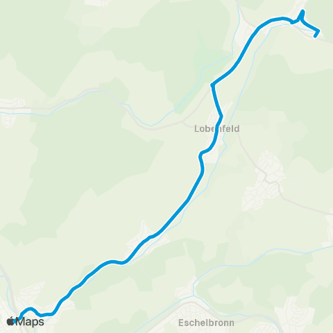 VRN Meckesheim Meckesheim - Mönchzell - Lobbach map