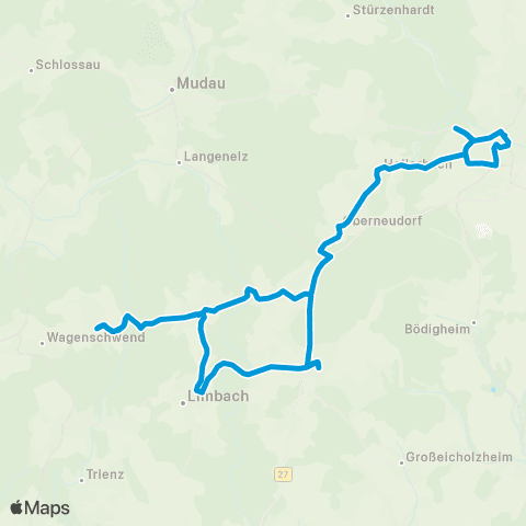VRN Neckar-Odenwald Buchen - Limbach - Buchen map
