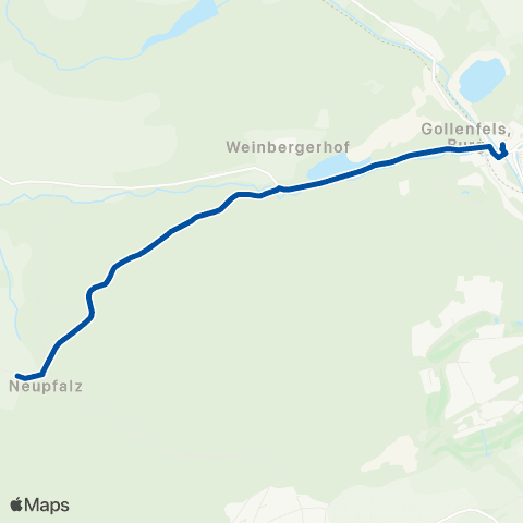Rhein-Nahe Nahverkehrsverbund GmbH Stromberg Gerbereiplatz - Walderlebniszentrum Soonwald map