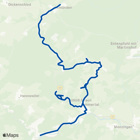 Rhein-Nahe Nahverkehrsverbund GmbH (Schwarzerden - Seesbach) - Simmertal (Gemünden - Kellenbach) - map