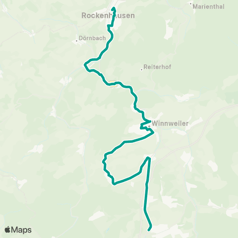 Reisedienst Krauss & Wolff Reisen GmbH Rockenhausen - Gehrweiler - Lohnsfeld - Winnweiler map