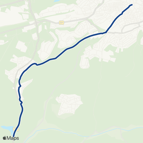 Stadtwerke Kaiserslautern Verkehrs-AG Rathaus - Pfaffsiedlung - Hohenecken - Seehotel map