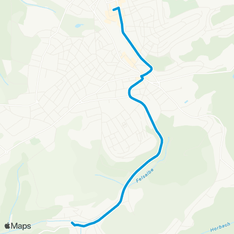 Verkehrsverbund Rhein-Neckar PS Niedersimten - Exerzierplatz map
