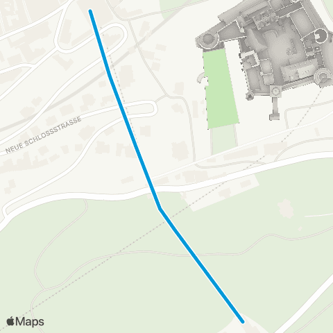 Heidelberger Straßen- und Bergbahn GmbH Bergbahn Sommerfahrplan map