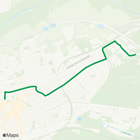Stadtwerke Kaiserslautern Verkehrs-AG PRE-Park - Stadtmitte map