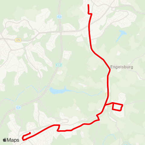 VRR RS-Lennep Mitte - Bergisch-Born - Belten - Wermelskirchen Mitte map