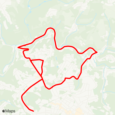 VRR Westen / Clemenshammer - Clarenbach - Hasten - Stockden map