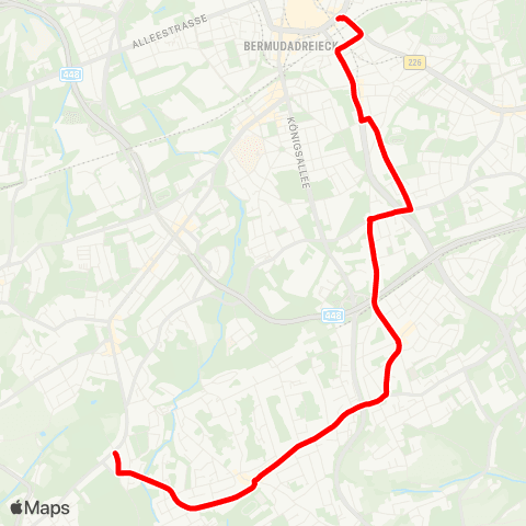 VRR BO-Weitmar / Stiepel - Wiemelhausen - Bochum Hbf map