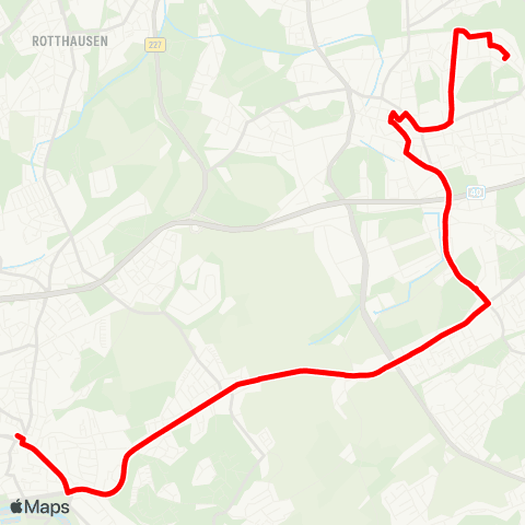VRR BO-Südfeldmark - WAT-Mitte - Höntrop - E-Steele map