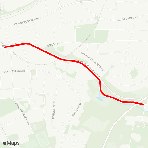 VRR Von-Bock-Straße - Walkmühle map