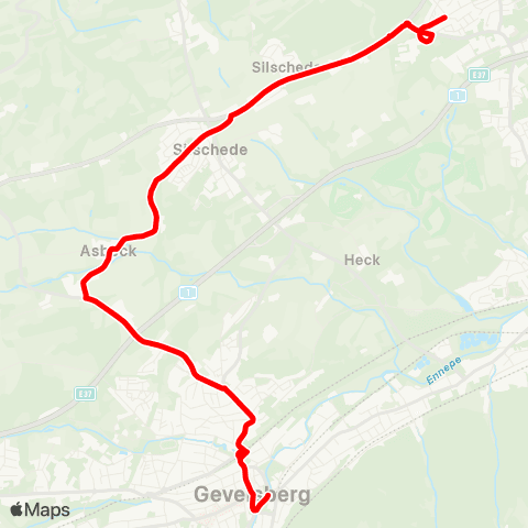 VRR Gevelsberg, Rathaus - Wetter, Loh map