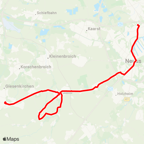 VRR MG-Giesenkirchen - Neuss - Düsseldorf map
