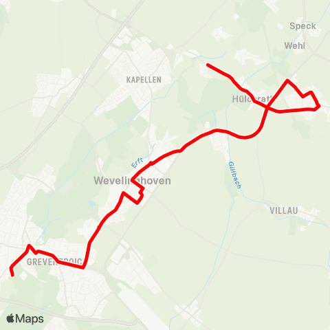 VRR GV-Barrenstein / Mühlrath - Neurath map