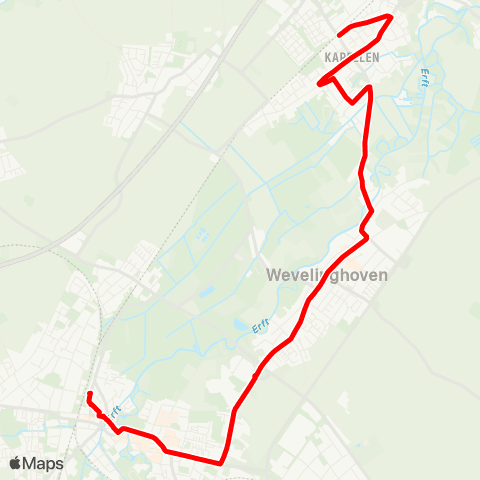 VRR Grevenbroich Bf - Kapellen Bf map