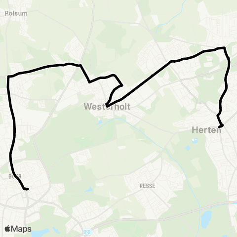 VRR Stadtmitte - Hagen Hbf. - Vorhalle - Vossacker map